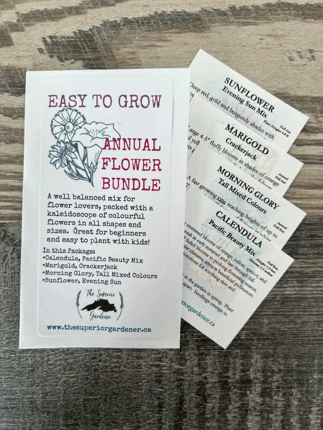 EASY TO GROW: Annual Flower Bundle